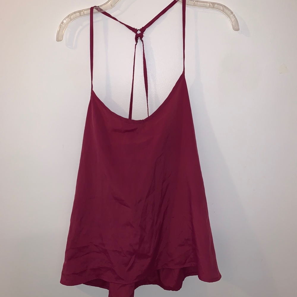 Hollister Burgundy tank top